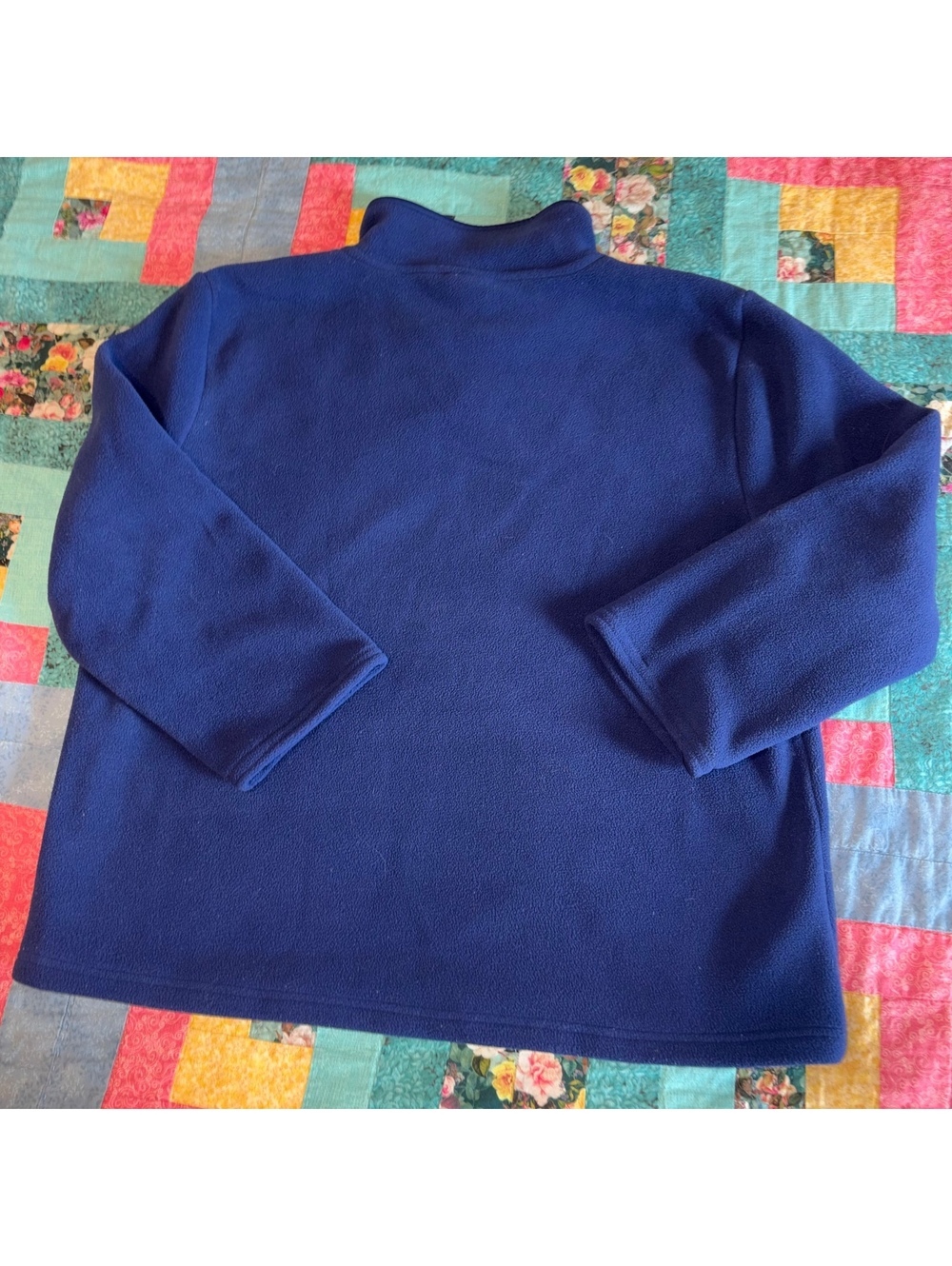 Disney Store Minnie Mouse Woman’s L Navy Blue Fleece Pullover Sweatshirt - Picture 3 of 8